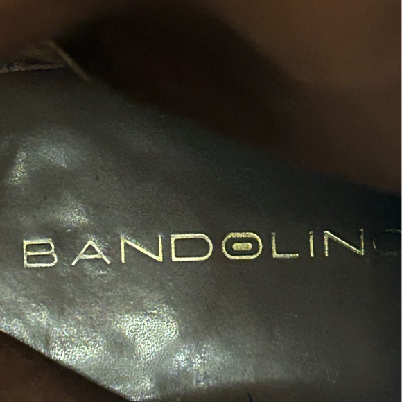 Bandolino Brown Leather Heeled Zipper Riding Boots with Buckle Size 7.5 - Picture 2 of 16